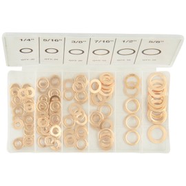 ATD Tools 359 100-Piece Copper Washer Assortment