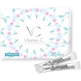 High Concentration Vitamin C 3000mg Supplement Powder Stick, Bussiman, 30 Packets