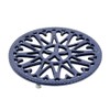 Achla Designs Minuteman International C-33BL 7-Inch Sunburst, Cast Iron Trivet