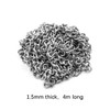 ZONADAH 4 Metres Length 304 Stainless Steel Chain, 1.5mm Diameter