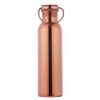 Pure Copper Water Bottle with Handle, 600 Ml, UNLINED, UNCOATED