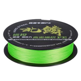 M METERXITY Braided Fishing Line, 164 Yards 0.23mm Dia Abrasion Resistant Colored Fishing Line for Saltwater/Freshwater/Ice Fishing, 8 Strand Super Strong Zero Stretch [Green]
