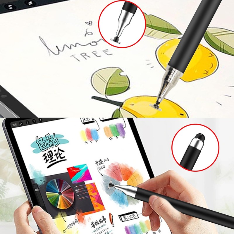2 in 1 Stylus Pens for Touch Screens,4 Pack High