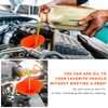 ZNDAW UTV Oil Funnel, Flexible Silicone Fuel Change Funnels Compatible