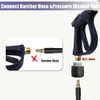 Holdonelight Quick Connect Brass Hose Adapter - M22 14mm Karcher