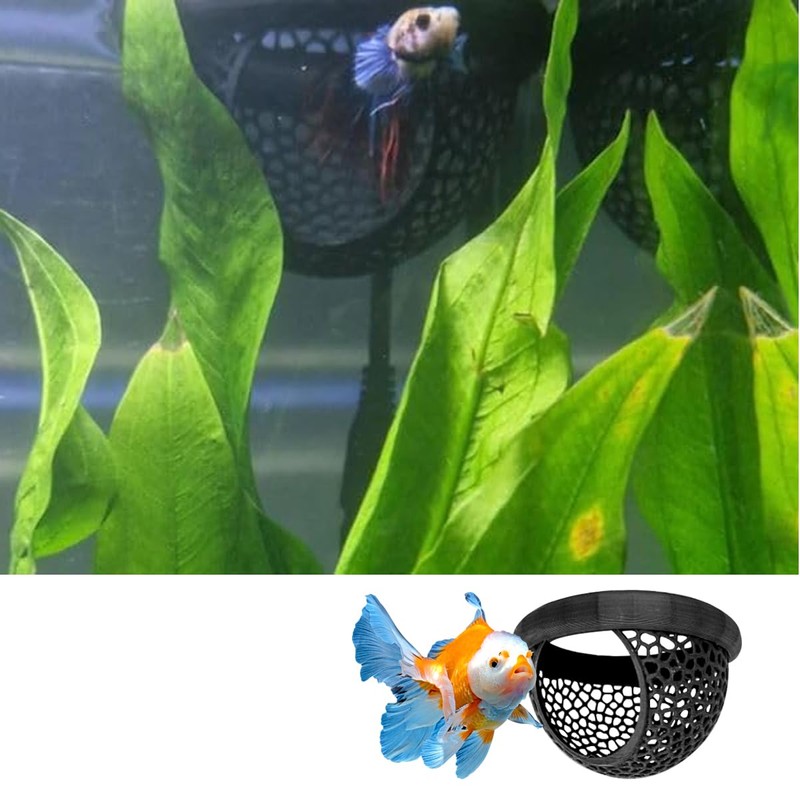 Floating Aquarium Hide,Betta Cave Lounge,Fish Tank Hideout & Hammock Ornament