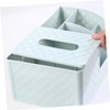 LABRIMP Cosmetic Container Tissue Organizer Box Multifunctional Sundries Holder for