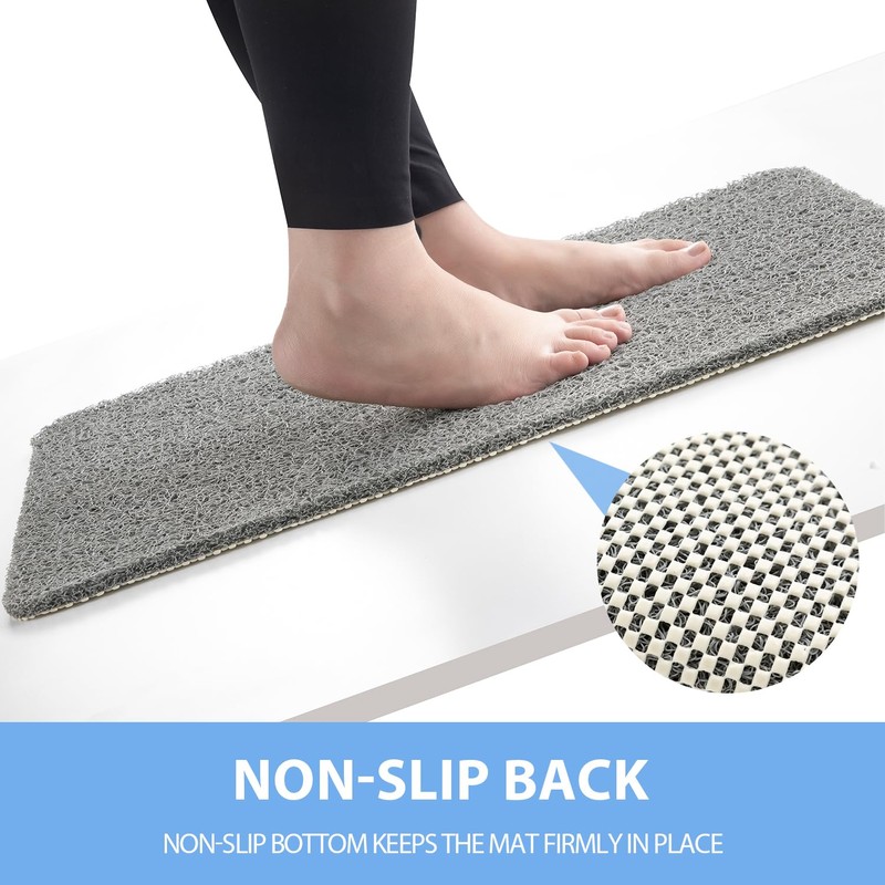 Hargiis Non Slip Shower Mat, Anti Slip Bath Mat, Quick