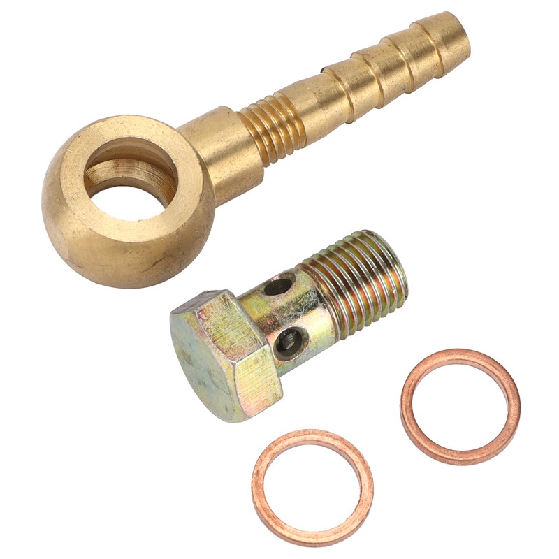 Turbocharger Water Coolant Banjo Fitting Bolt Set M14x1.5 to 3/8in