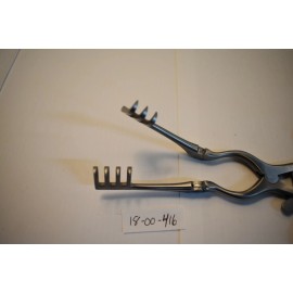 JACK INSTRUMENT WM1800416 CONE SELF RETAINING RETRACTOR 6 1/2" SHARP 3:4 17MMX19MM BLADES