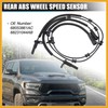 Partuto 2pcs ABS Wheel Speed Sensor Rear Left Right Wheel