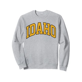 Retro Idaho Tee Vintage Idaho Gold Black Fun Idaho Throwback Sweatshirt