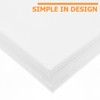 Tofficu 10 Pcs White Foam Sheets Craft Foam Paper Set