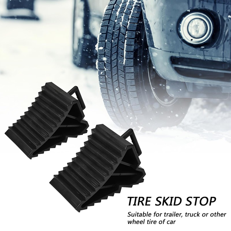 JNNJ Pack of 2 Tyre Stoppers, Brake Pads for Trailer