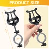 Clarinet lyre,2 Pack Black Clarinet Lyre Holder for Marching Band,6.02Inch