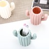 XFLYP Cactus Shape Pen Holder Cute Stationery Pen Holder Desk