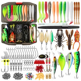 TRUSCEND Widely Used Fishing Bait Rigs Worth Every Penny, Selected Fishing Lures & Tackle Kit for Freshwater Fishing, Economic/Premium Starter/Giftable Fishing Gear Set Available, Perfect Fishing Gift