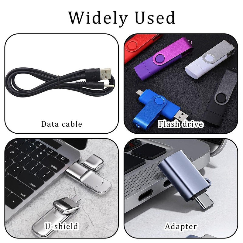 KSBBHDS 2 Stück USB -Aufbewahrungstasche, Artikelorganisator, Tragbare Aufbewahrungstasche, USB -Schutzkoffer.