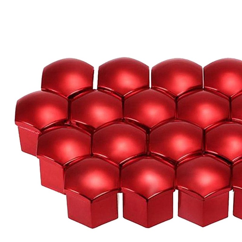 Shiwaki 20pcs 21mm Nut Caps with Removal Tool Wheel Nut