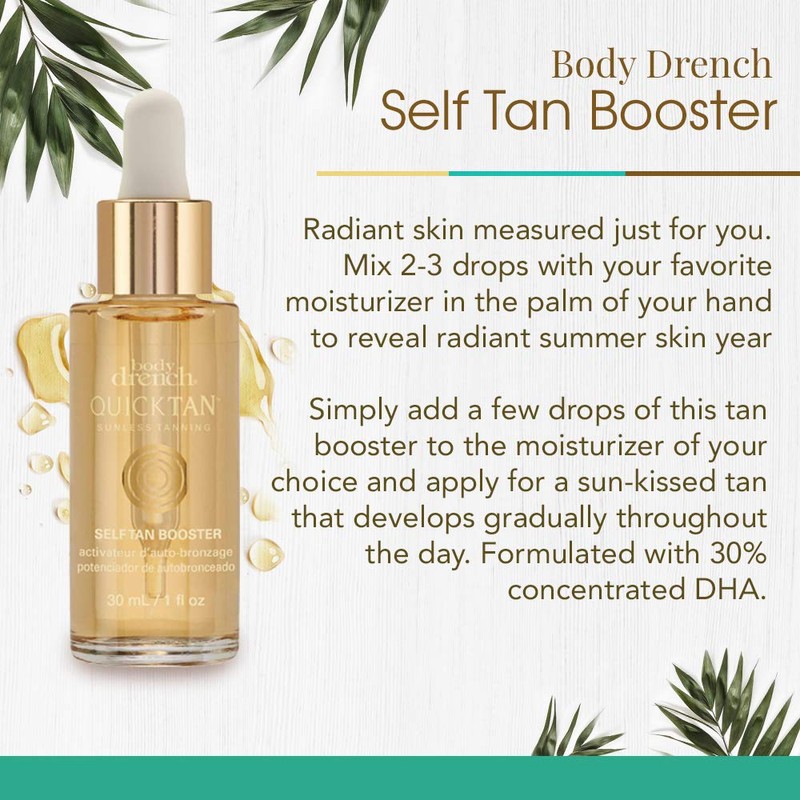 Body Drench Quick Tan Self Tanner Booster Drops – Add