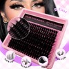 Eyelash Extensions Set, 200 Pieces, Fluffy Artificial Eyelash Clusters, Lashes