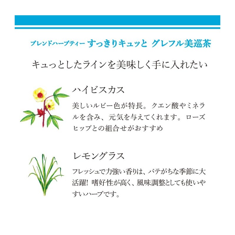 enherb Herbal Tea "Refreshing Cuto Gleffuru Meguri Tea" x 30