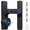 Barn Door Lock,Flip Latch Lock with Combination,90 Degree Sliding/Swinging Door