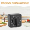 Anseom Kitchen Timer, Adjustable 60 Minute Mechanical Timer for Kitchen