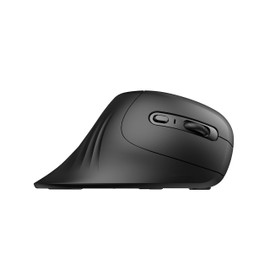MOJO Perfect Grip Dual Mode Silent Vertical Ergonomic Mouse - Bluetooth/Wireless Optical Mouse w/Adjustable Sensitivity and Quiet Buttons