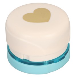 Magnetic Metal Paper Hole Punch for DIY Crafting Scrapbooking Cards Arts, Embossing Craft Hole & Paper Punch (Heart Shaped)