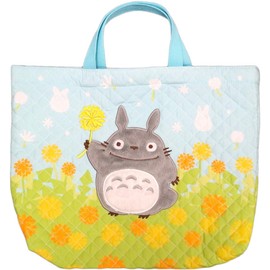 Marushin 1025004100 Lesson Bag, Ghibli My Neighbor Totoro Dandelion Field, Children’s Bag, Girls and Boys, Kindergarten, Preschool, Nursery School, Elementary School, Getting Ready to Start School or Go Back to School, (H x W x D): 12 x 16.5 x 2.8 inches