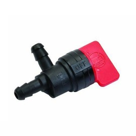 MaxLLTo 2 Pack Replacement 07-125 Fuel Line Shut Off Valve for Briggs & Stratton 494539 494769 698181 Models In-line 90 Degree (1/4" Fuel Line)