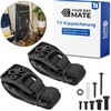 1 Set Black TV Tilt Lock Screw On TV Shelf
