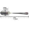 Mian 8000 Stainless Steel Mini Dessert Cocktail Demitasse Espresso Spoon