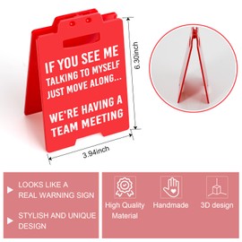 Funny Office Decor Signs, Humorous Office Quotes Gifts for Coworker Teammate Employee, Fun White Elephant Gag Gifts for Office Coworker Birthday Christmas, Funny saying Office Decoration