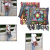 SimpleLife Clutch Handtasche, Cross Body Schultertasche mit Bestickt Design-chinesische Hmong