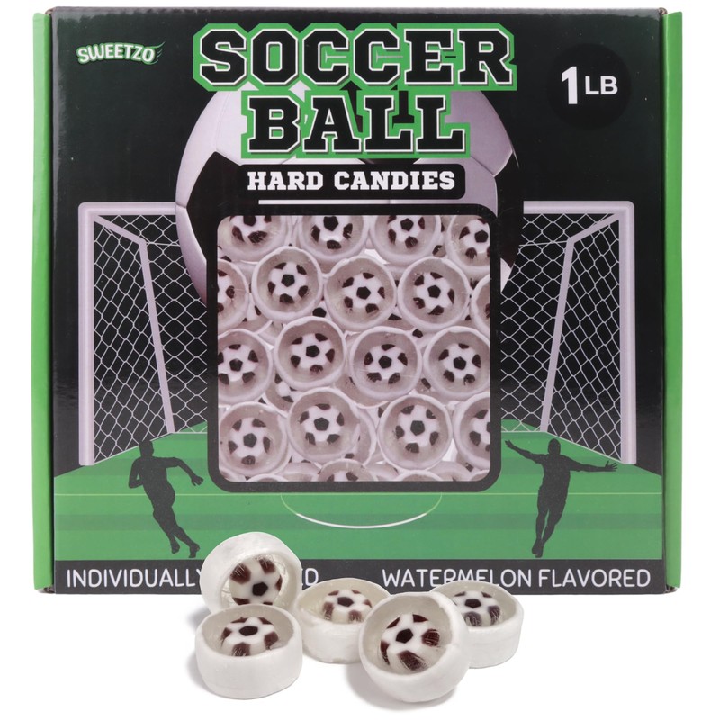 Soccer Ball Candy, Individually Wrapped Sports Treats, Bulk Team Party