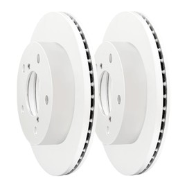 AutoShack Front Brake Rotors | Replacement For 2005-2015 Toyota Tacoma 2.7L 4.0L V6 4WD RWD | Coated | 2-PC Set | ArmorStop