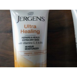 TWO Jergens Ultra Healing Lotion, 2x 1 oz tubes Free US Shipping