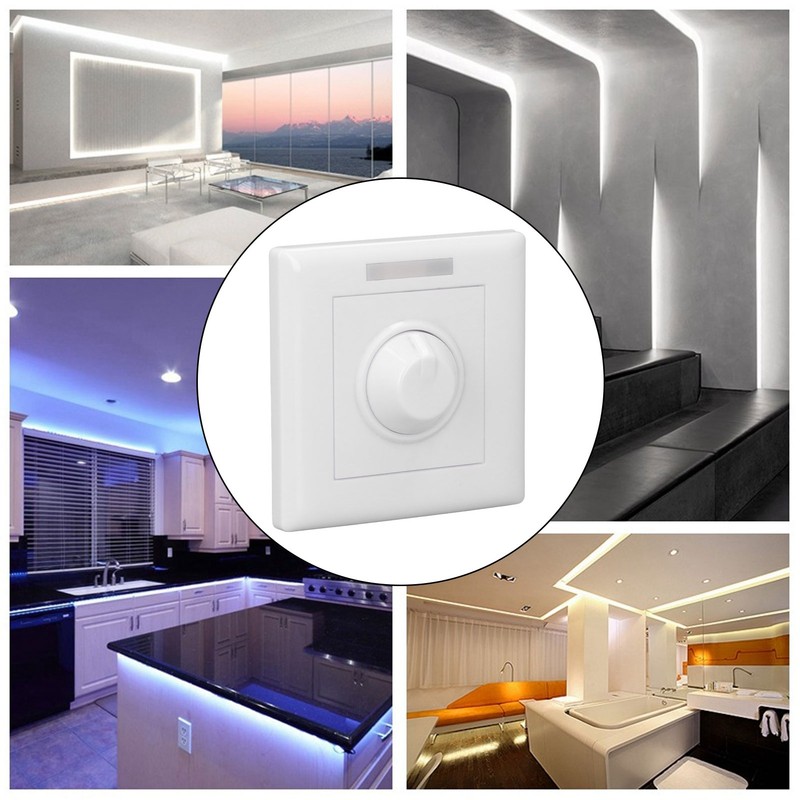 DC12‑24V Light Controller Dimmer Knob Remote Stepless Brightness Adjustment Intelligent