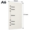 PALUDO 3 Packs A6 Refill Paper, 135 Sheets A6 Paper