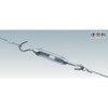 トラスコ中山(TRUSCO) 枠式ターンバックル フック&フックタイプ ねじ径1/2 TTB-06