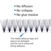 Ready-to-Use Fan Eyelashes, 14D Volume Eyelashes, Ready-to-Use Eyelash Fans, Volume