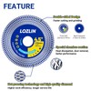 LOZLIN 4.5" Diamond Angle Grinder Blade - Ultra-Thin Dry Cutting