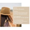 Lisianthus Women Classic Felt Fedora Wide Brim Hat with Buckle