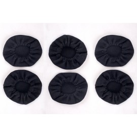 Pack of 6 Cloth Ear Cover for Pilot Aviation Headset