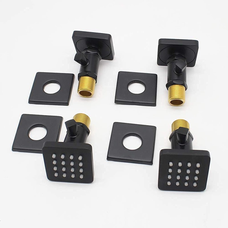 Backnets Shower Body Spray Solid Brass Massage Jets Wall Mount,