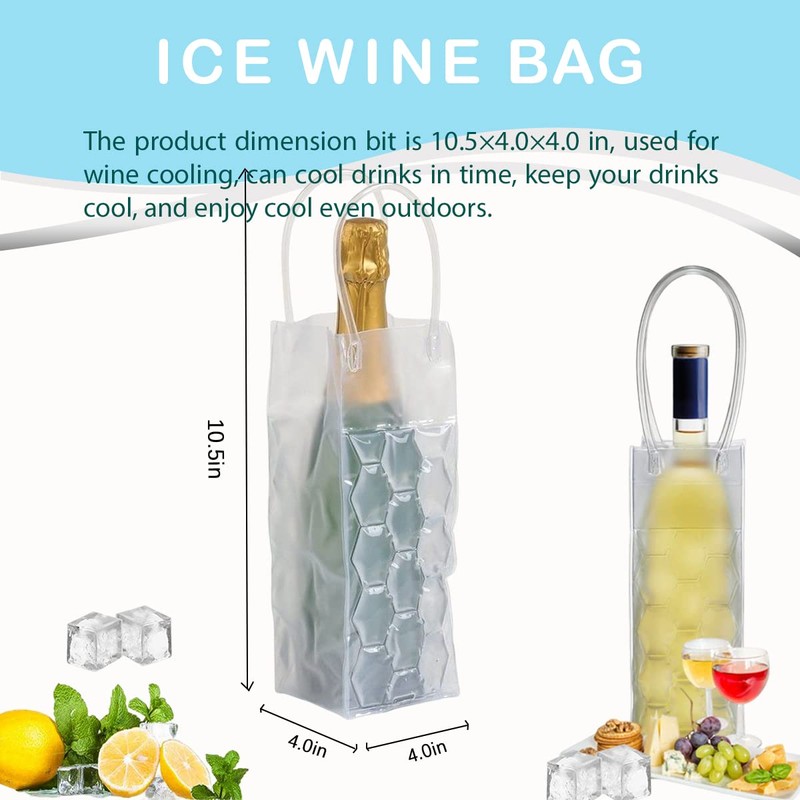 Wine Cooler Sleeve with Protector Instant Cooling and Keeps Your