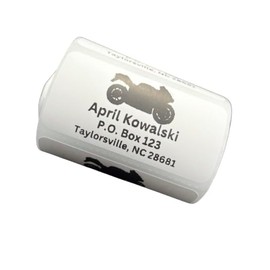 Custom Stickers, Motorcycle Return Address Labels, Address Stickers, Several Designs, 2x1 inch labels, Several Font Choices