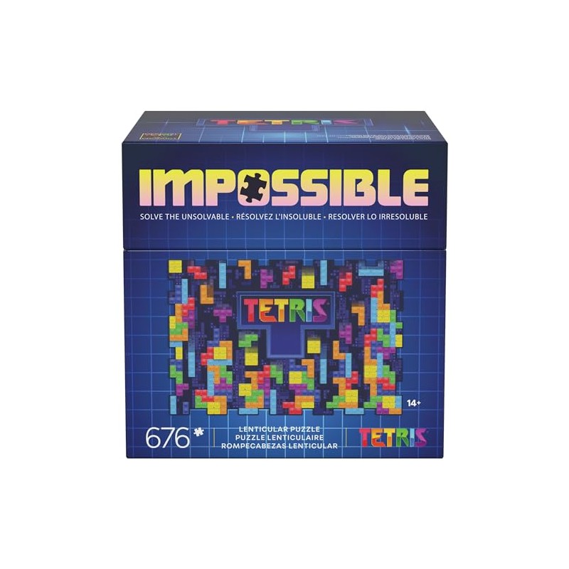 Spin Master Games, Rompecabezas irrealizable de Tetris, Rompecabezas lenticular de